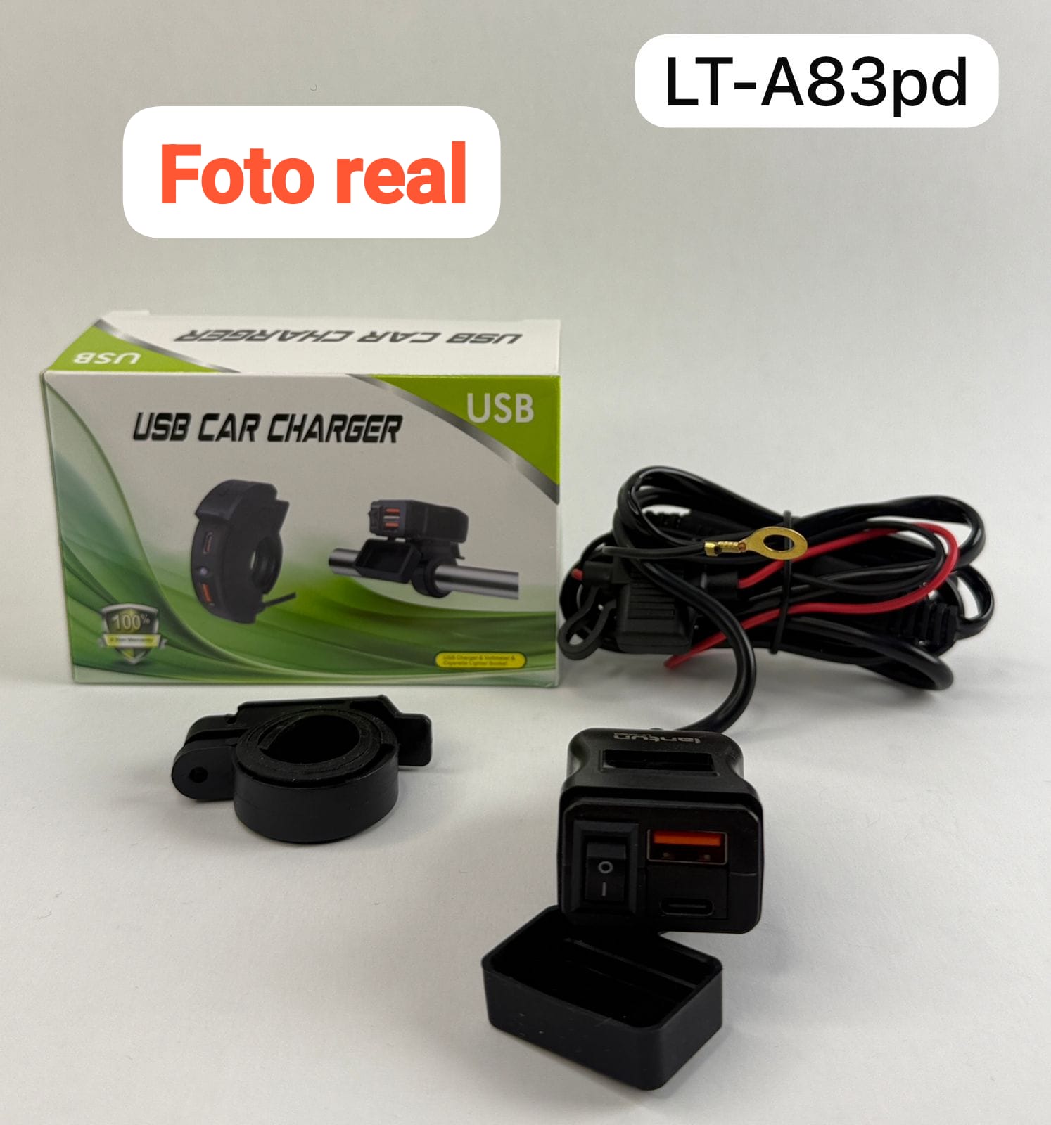 CARGADOR DE CELULAR PARA MOTOCICLETA